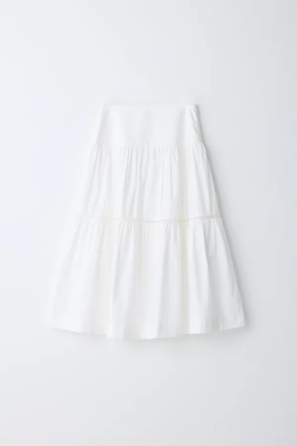 [2차] Ete Skirt_White