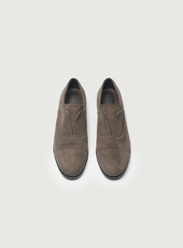 Alto Lace-Up Loafers_Suede Taupe