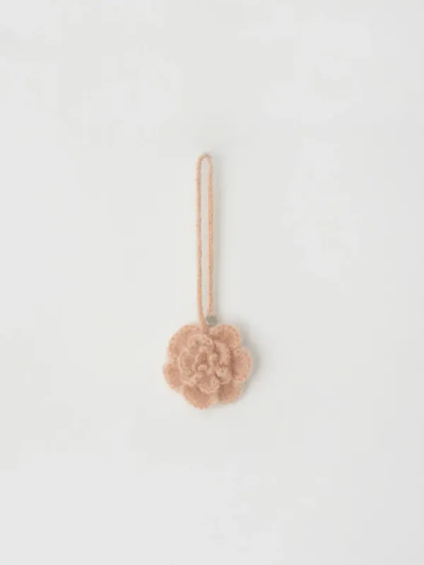 floral keyring(peach)