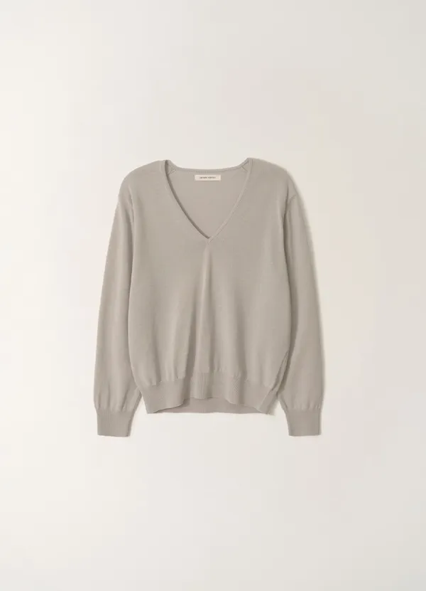 Ciao v-neck pullover (Oatmeal, M)