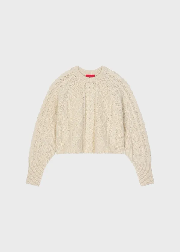 PRetty Fisherman Sweater Cream