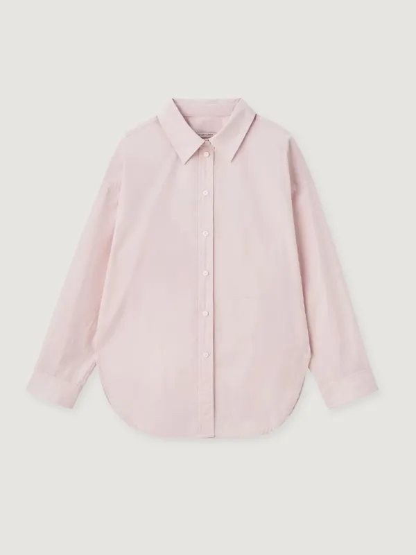 Basic embroidery shirt - Light pink