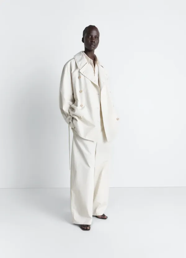 CROPPED TRENCH IN VENTILE® COTTON