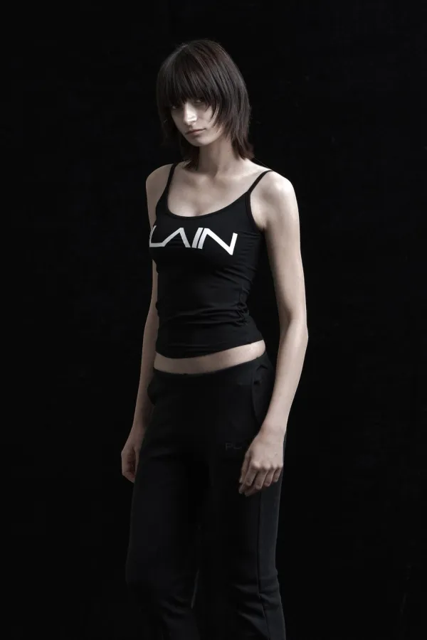 PLAIN BOLD SLEEVELESS BLACK