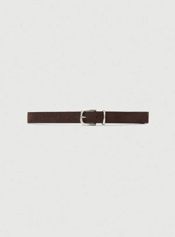 Square Suede Belt