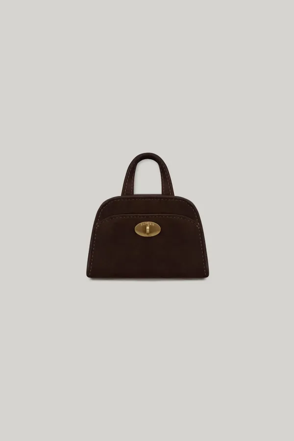 Momet Suede Keyring Bag
