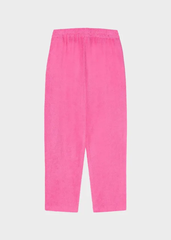 Summer Terry Banding Pants Pink