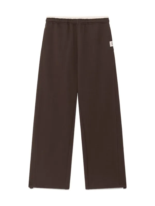 G CONTRAST SWEATPANTS (BROWN)