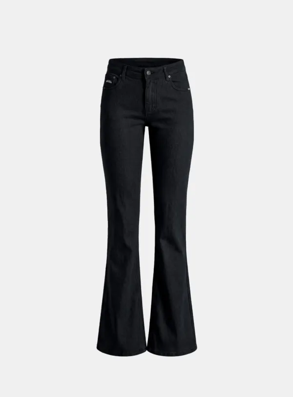 [w-pts26-070] 702 Low-Rise Bootcut Pants - Black