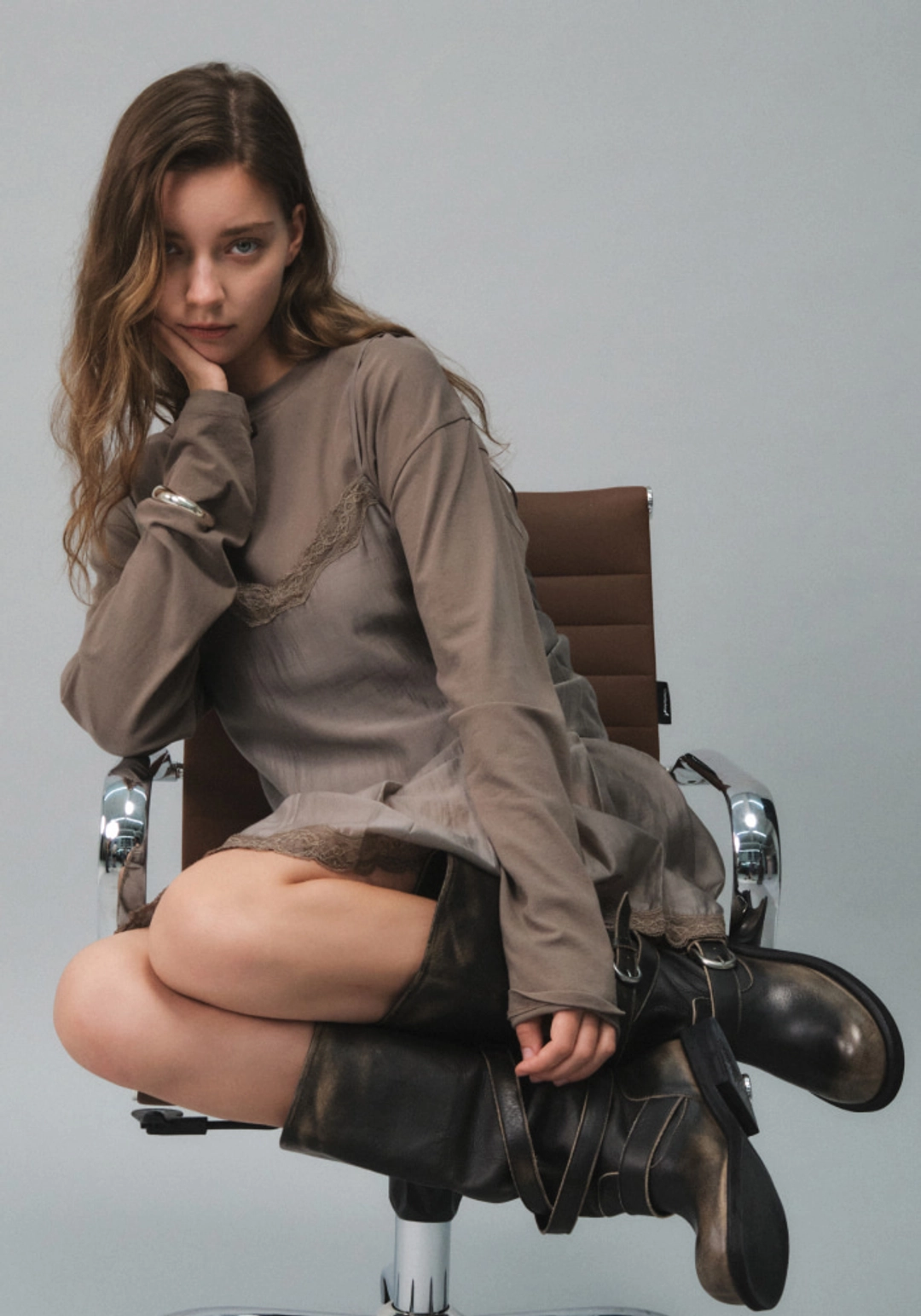 그로브 LYDIA LAYERED ONE-PIECE 상품 이미지 3