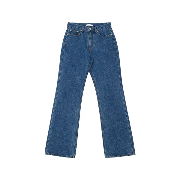 Semi Bootcut Denim Pants (ocean navy)