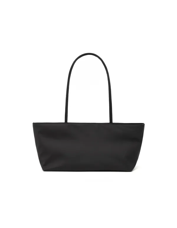 [11차] Nylon Baguette Shopper Bag Black