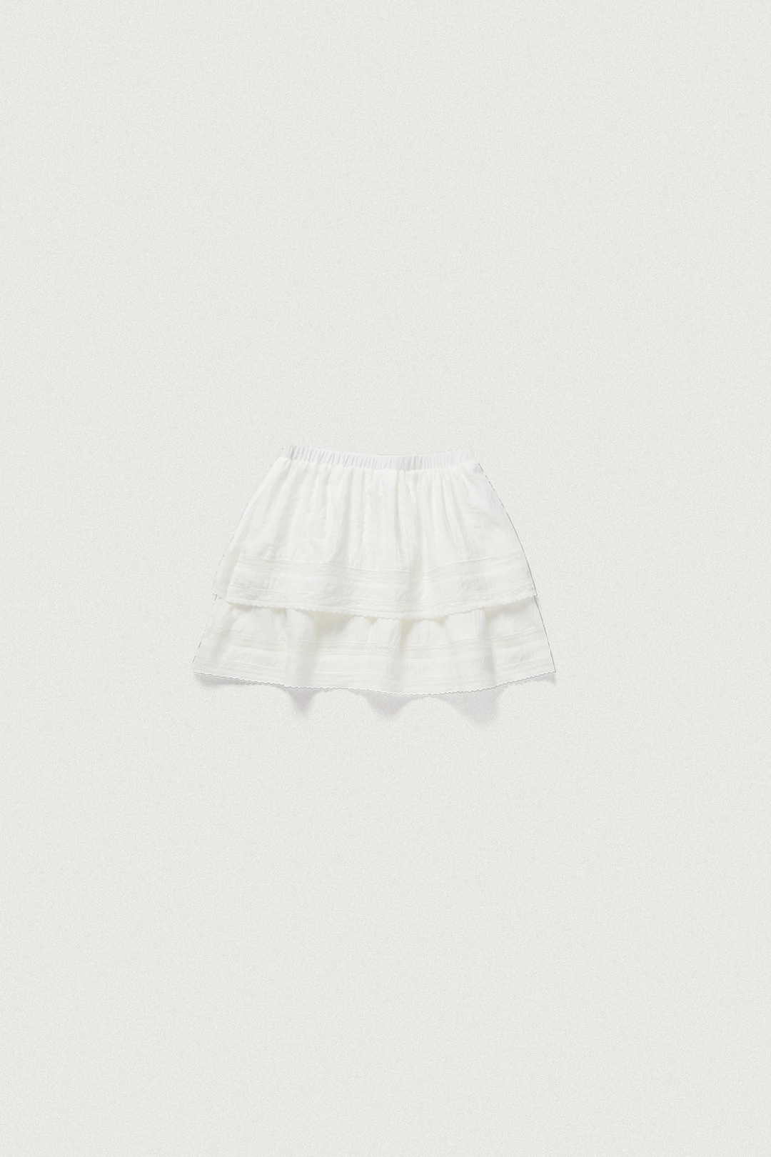 샤드라마 BLOOM LACE SKIRT [WHITE] 상품 이미지 1