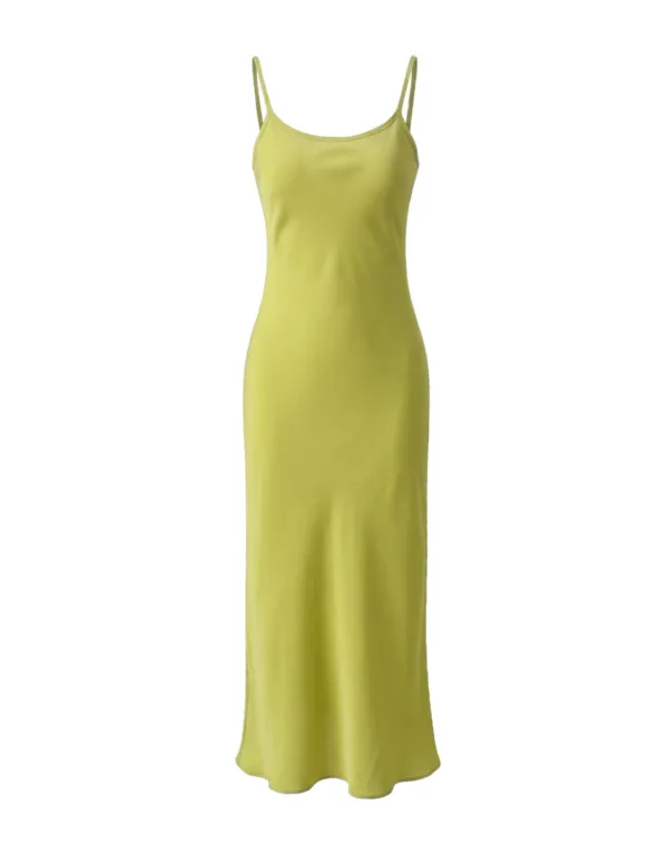 SILK WING DRESS (GREEN)