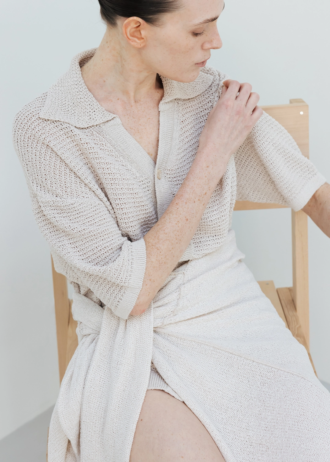 우마뭉 Japanese paper yarn crochet shirts_Paper 상품 이미지 2