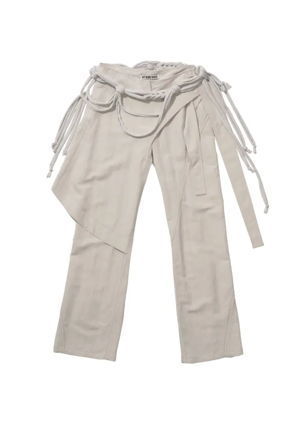 Wrap Pants w/ Macrame Belt