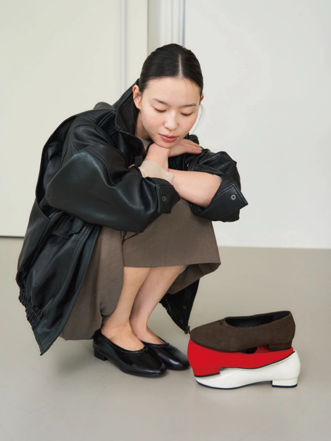 러브듀이 MOMO knot flat / 블랙 상품 이미지 2