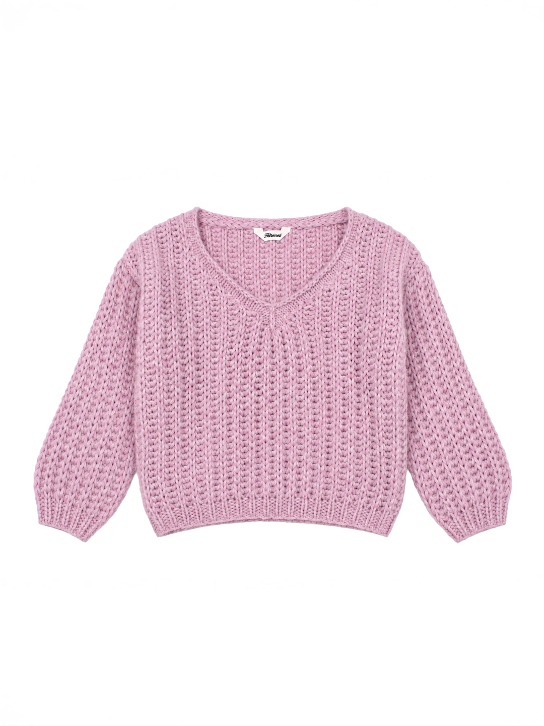 헤더먼트 chunky handmade knit (pink) 상품 이미지 1