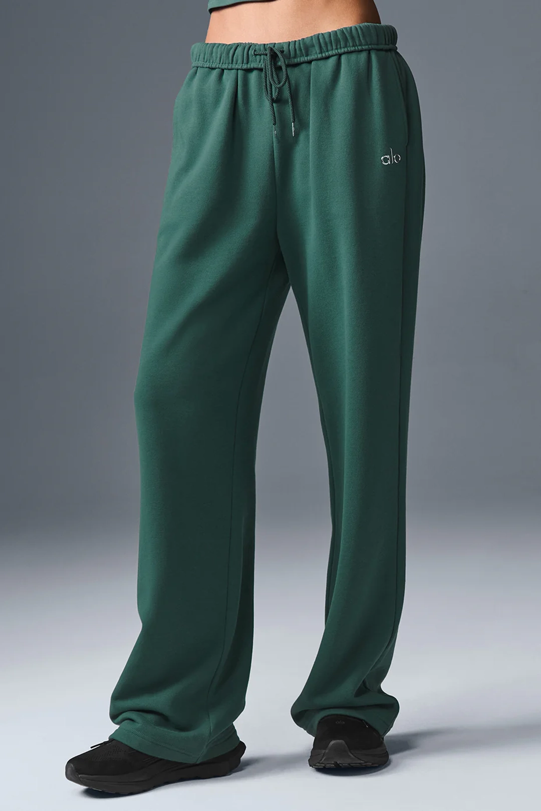 알로요가 Accolade Straight Leg Sweatpant - Winter Ivy 상품 이미지 1