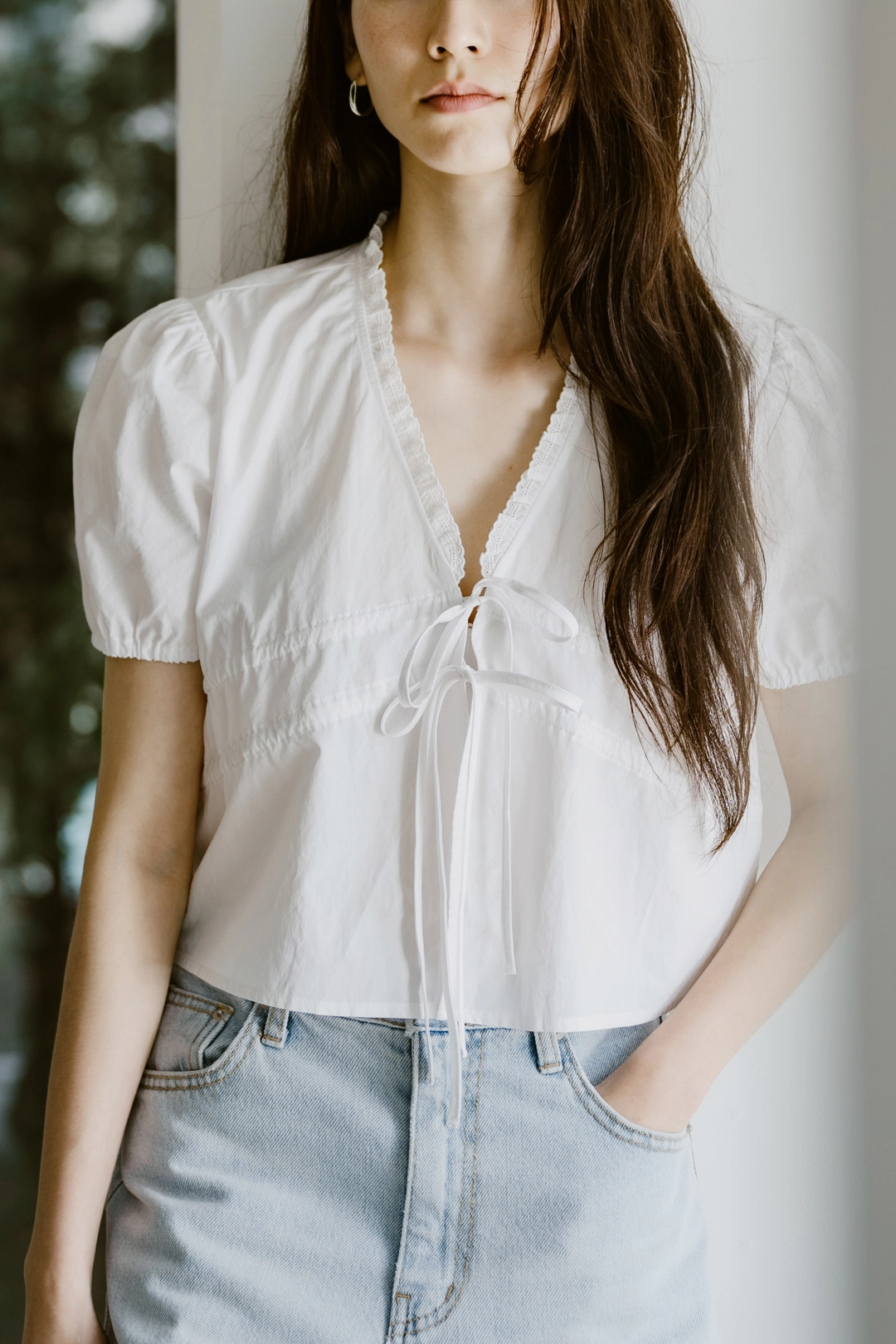 스앨더 45311_Puffed cotton blouse [dh] 상품 이미지 3
