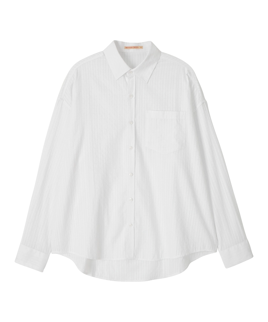비터셀즈 Reese Stripe Shirt-White 상품 이미지 1