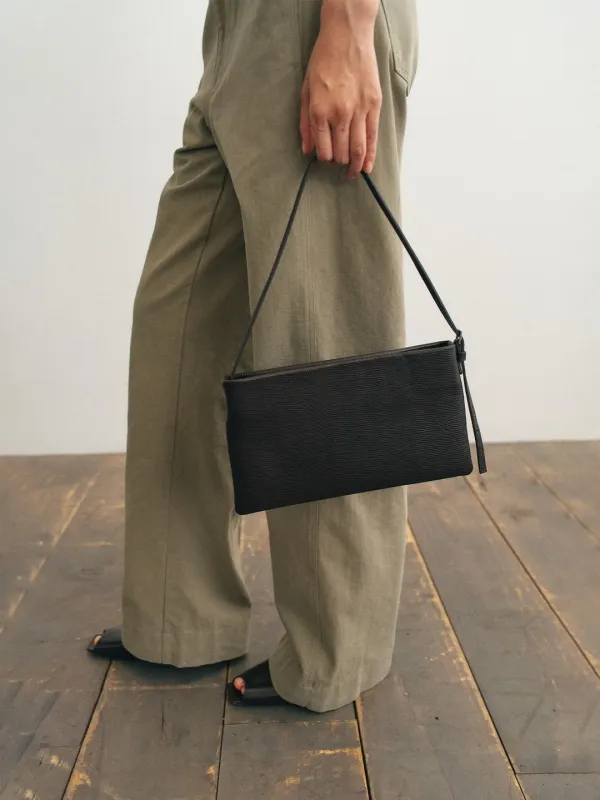 Minimal Square Shoulder Bag_Burgundy