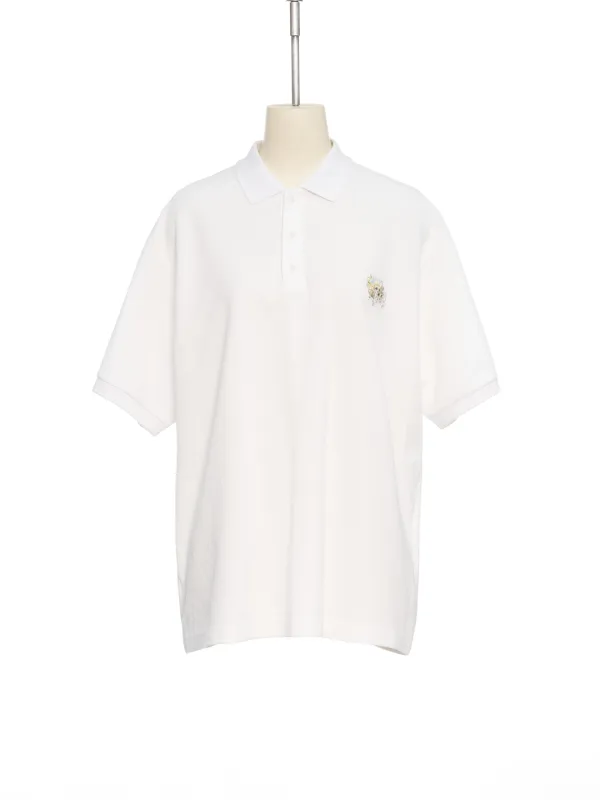 PF25 WHITE CRYING GIRL PIQUE TOP