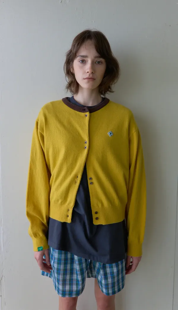 164. Coloring Cardigan _ Mustard