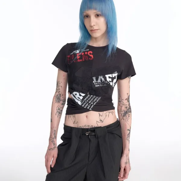 JADE LACE TEE (BLACK)