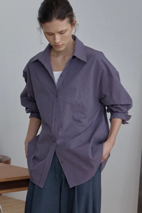 n.p loose fit shirts - purple