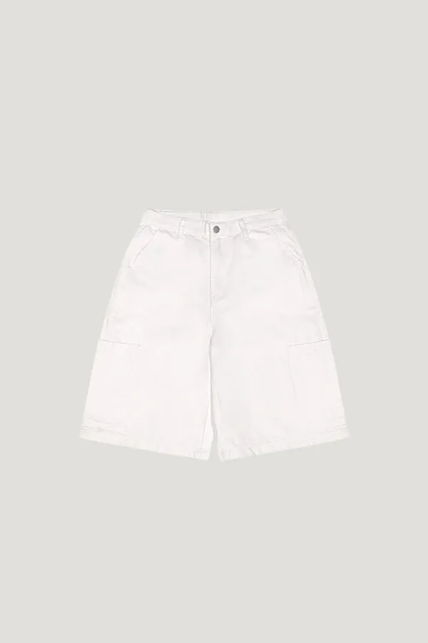 Motto Bermuda Shorts (White)