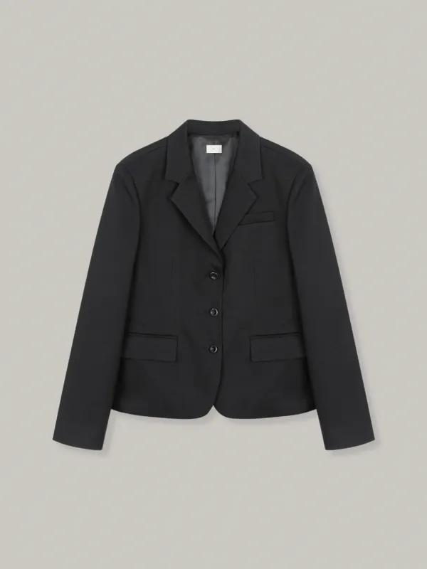 tailored jacket (black)