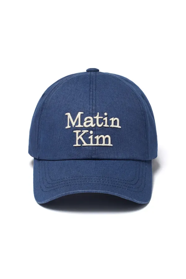 MATIN VOLUME LOGO BALL CAP IN NAVY