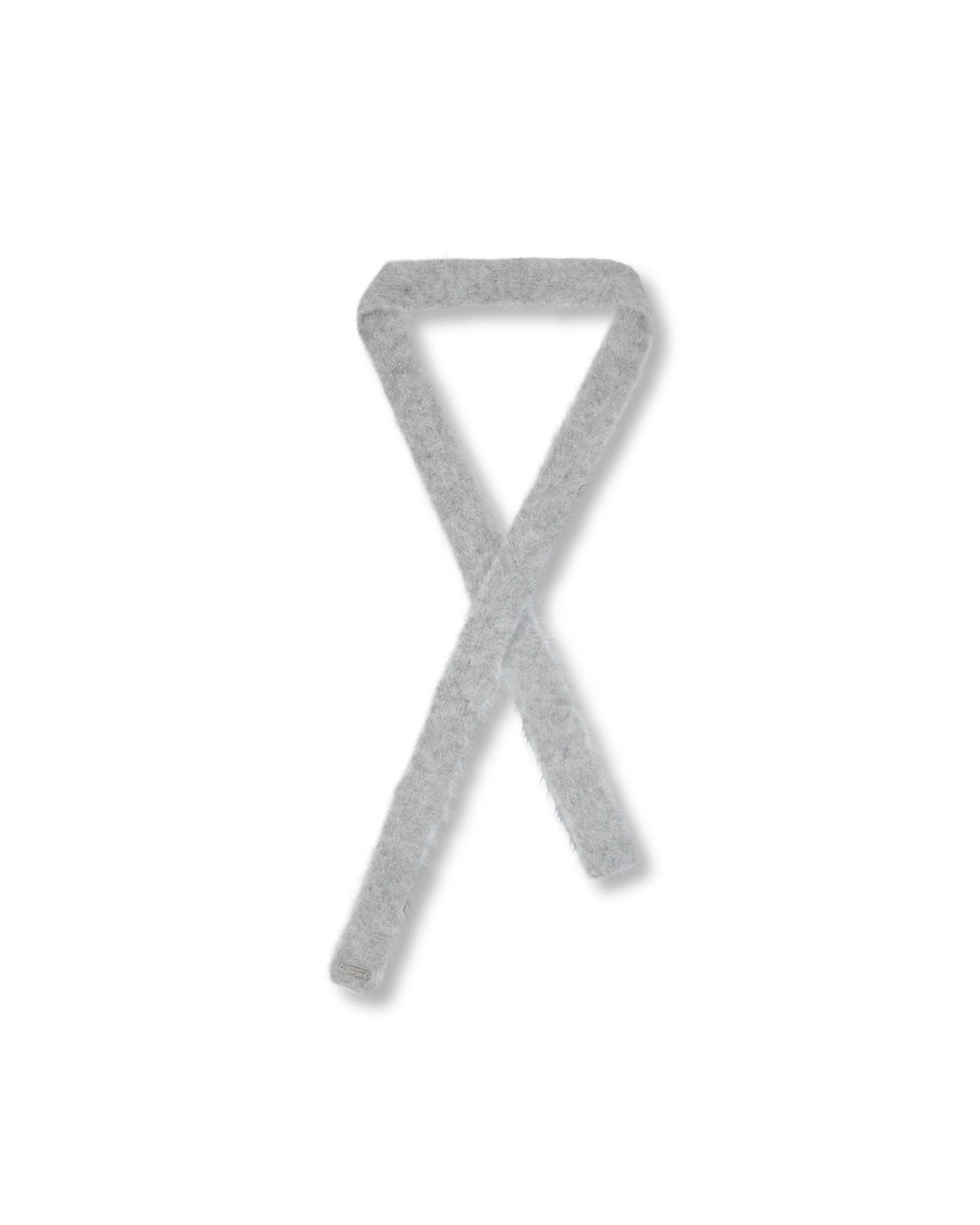 브라운야드 Alpaca Skinny Muffler, Light Grey 상품 이미지 2
