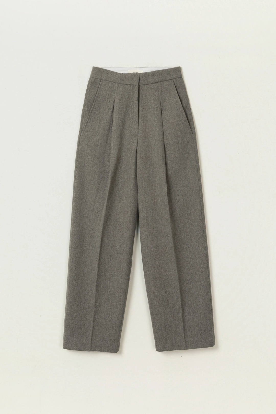 세이지먼트 KIDDO PINTUCK WOOL TROUSERS_GRAY 상품 이미지 1