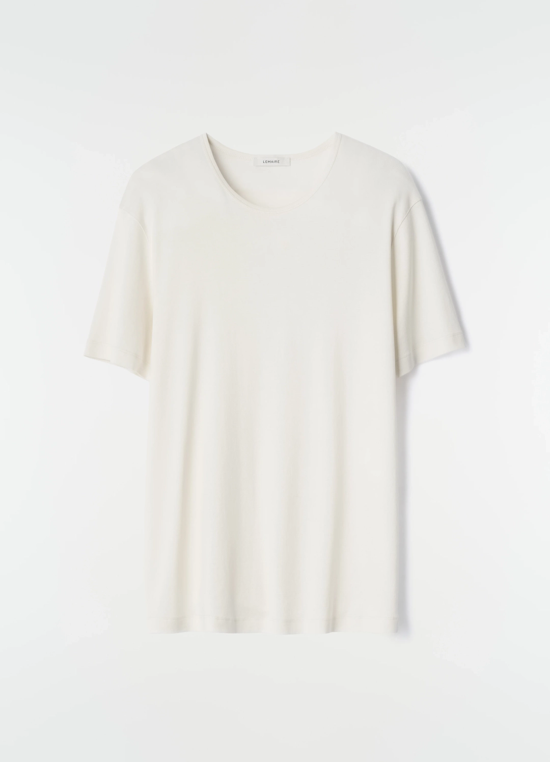 르메르 SCOOP-NECK T-SHIRT IN RIBBED JERSEY 상품 이미지 3