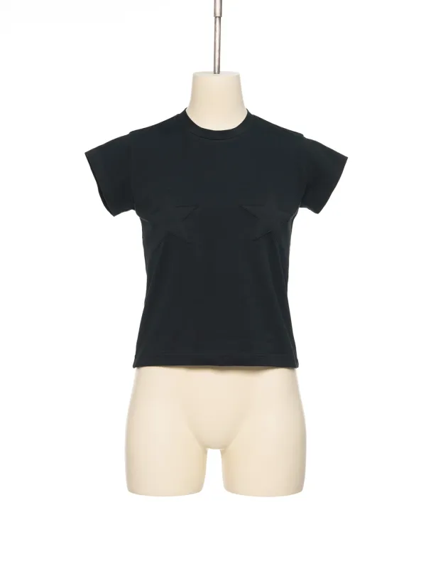 SS26 ZERO BLACK STAR T-SHIRT