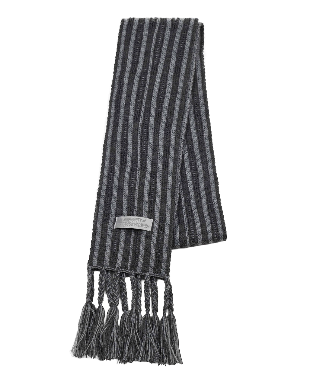 타입서비스 [2차] Ribbed Tail Muffler [Gray] 상품 이미지 3