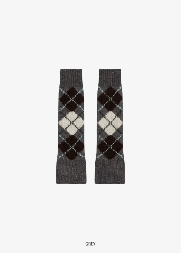CLANE ARGYLE WARMER [2COLOR]