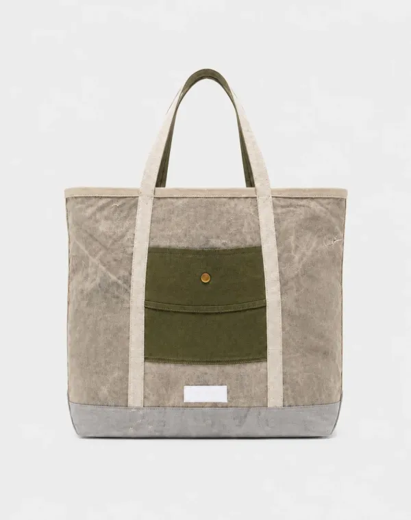 Upcycled Field Tote 03 - Pebble