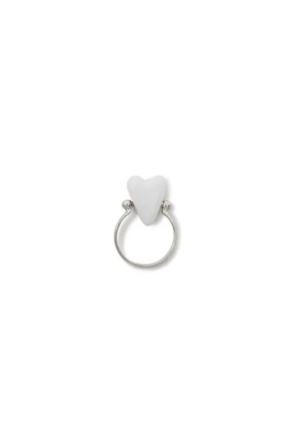 [Fotl X THINKPLANT] Heart Ring, White