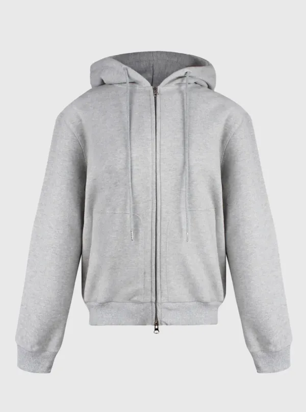 6th) Edition Double Warm Cotton Hoodie Gray