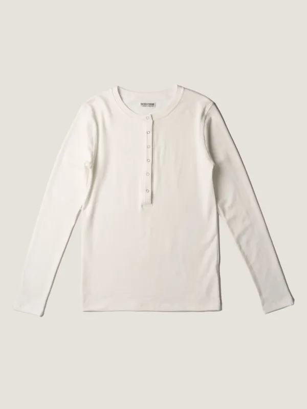 PENELOPE BUTTON TOP [ Soap White ]