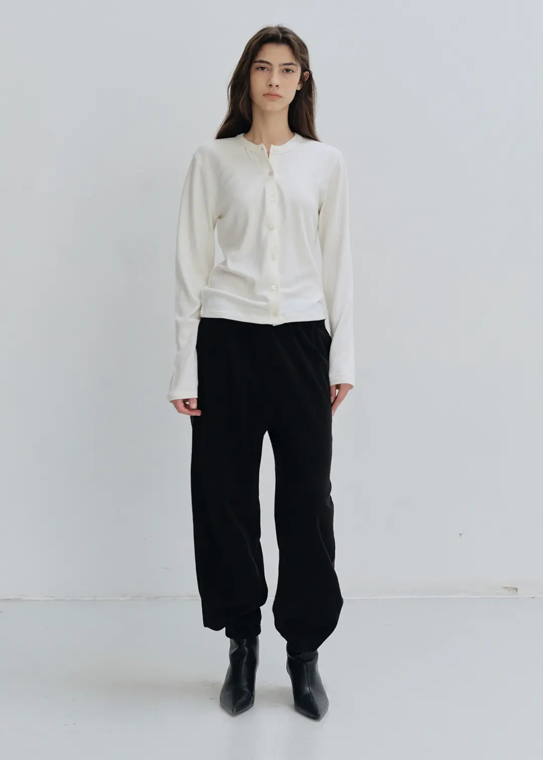 블루브릭 Velour terry jogger pants (black) 상품 이미지 2