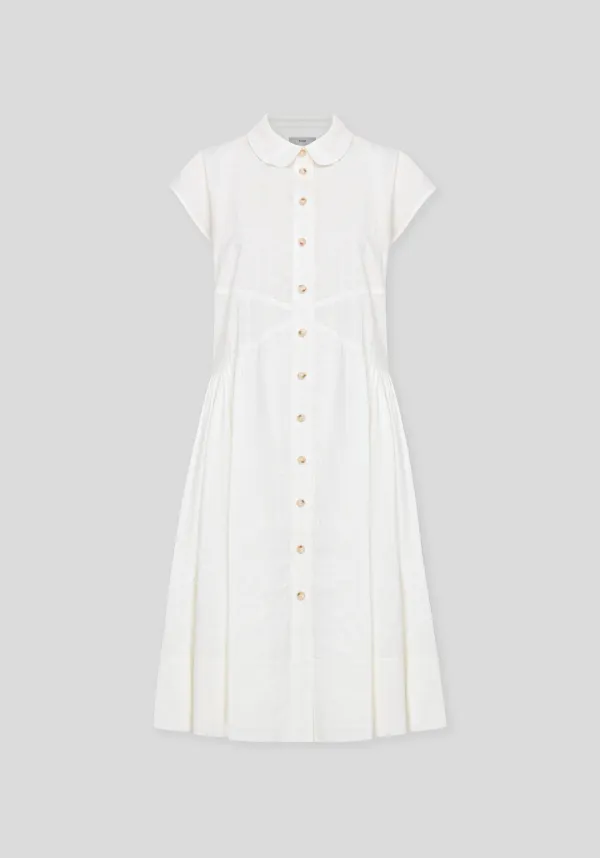 Hepburn Shirring OPS (White)