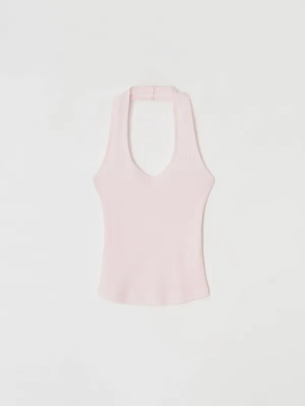 Halter Neck Sleeveles (Pink)