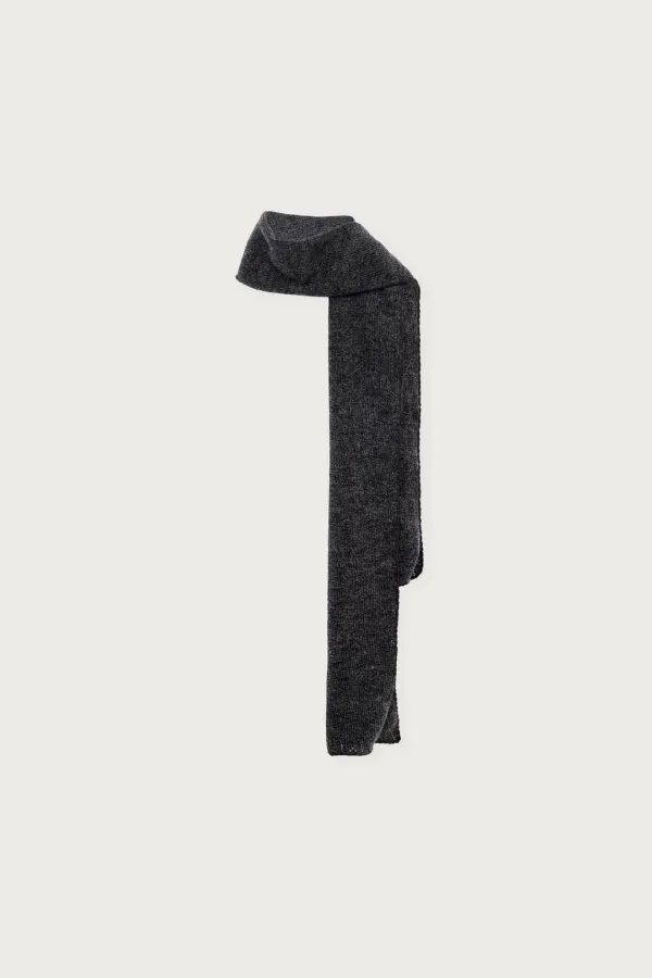 PUNCHING KNIT MUFFLER DARK MOON