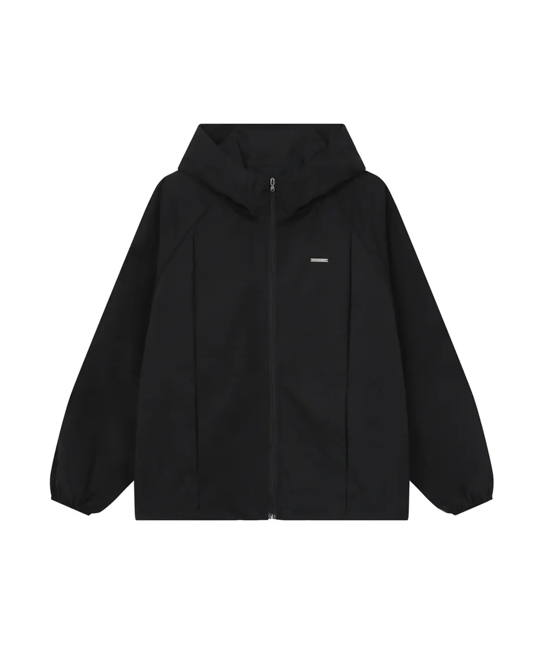 미세키서울 Hoodie windbreaker jacket BLACK 상품 이미지 1