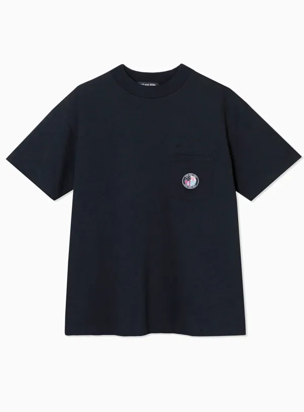 FACTORY POCKET S/S TEE-BLACK