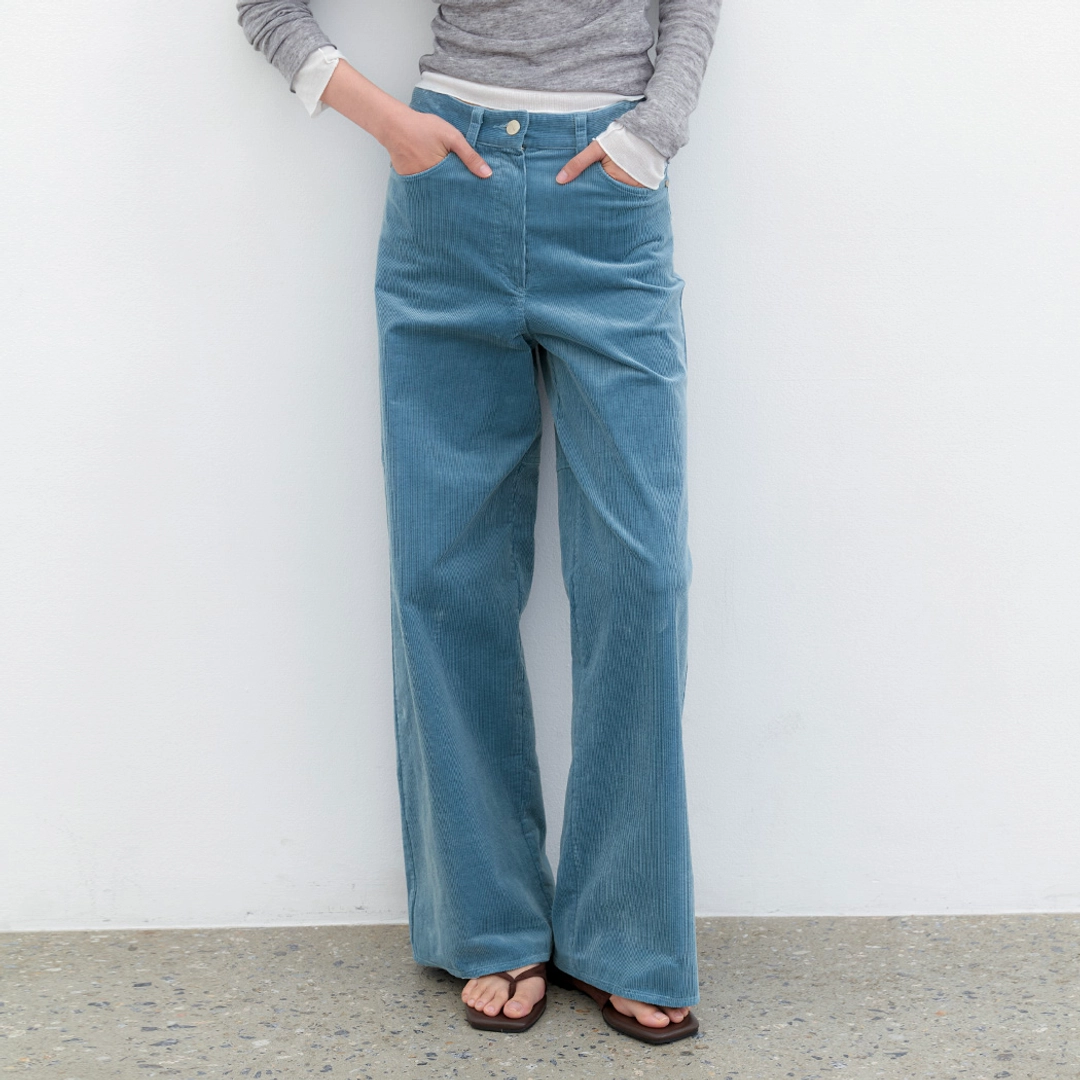 아뜰리에 나인 (PT-5801)CORDUROY WIDE PANTS 상품 이미지 1